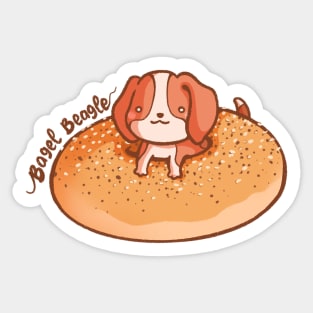 Bagel Beagle Sticker